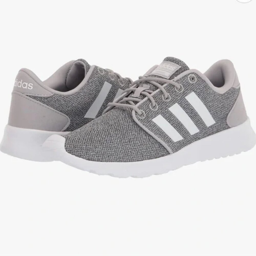 Adidas Cloudfoam QT Racer  Sneakers in Light Grey, size 6, NWT